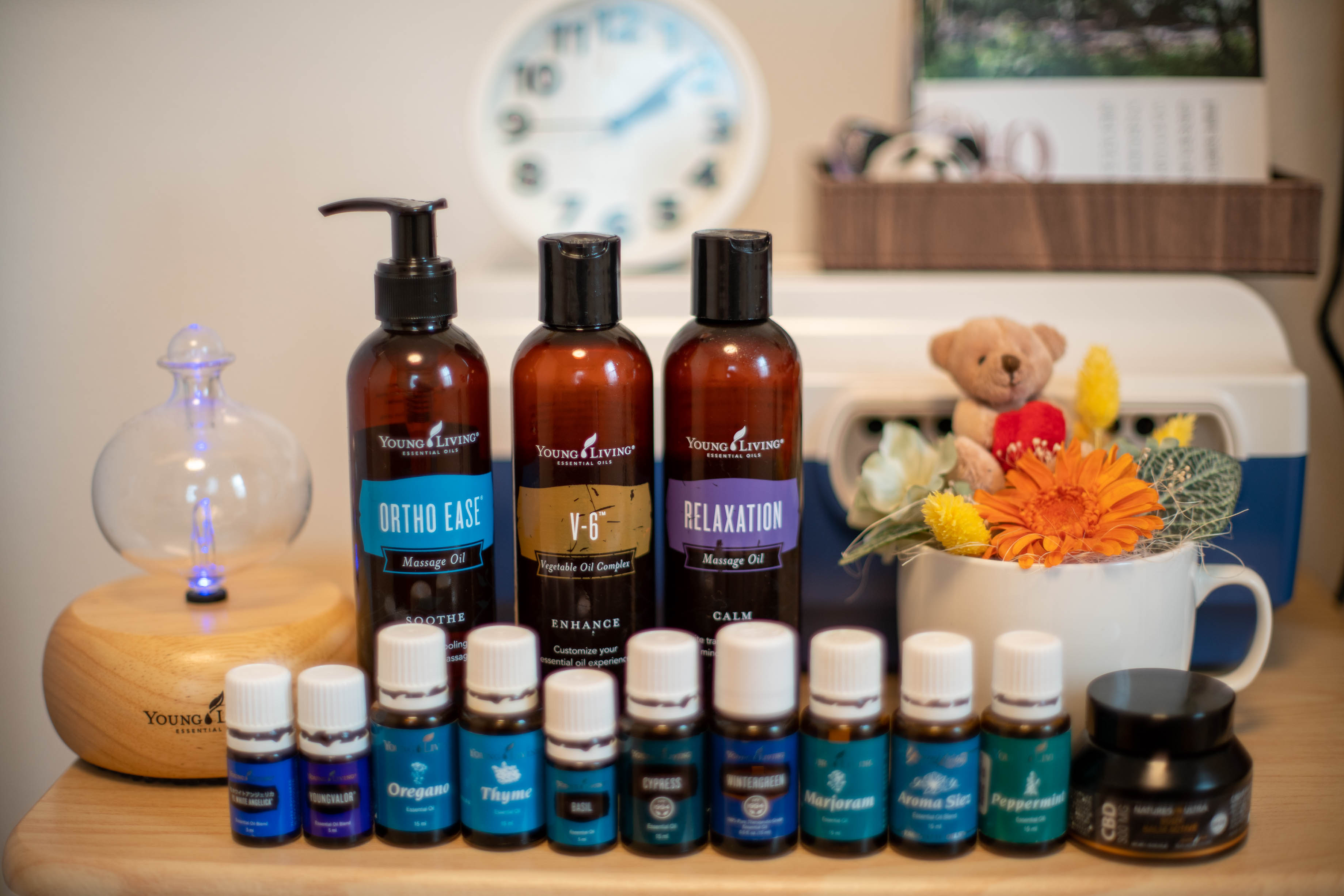 100％天然素材を使用した
エッセンシャルオイル（精油）